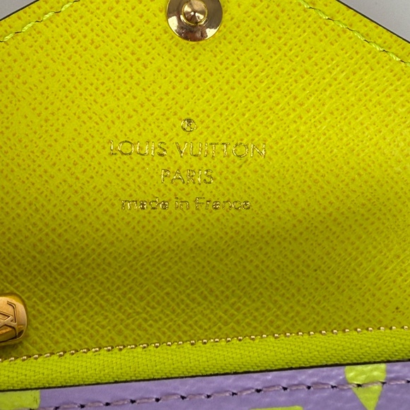 Louis Vuitton Zoe Giant Monogram Lilac Multicolor Flap Compact Wallet - Picture 12 of 16